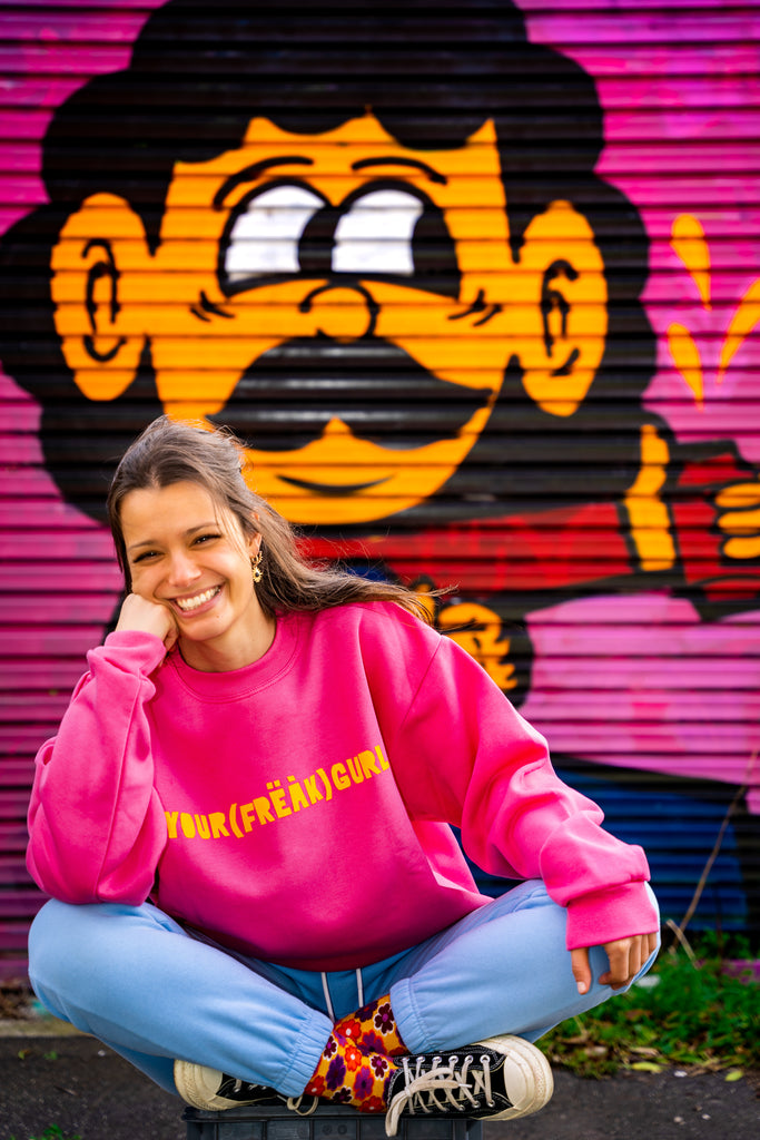 ONE-OFF ELECTRIC PINK BOX JUMPER